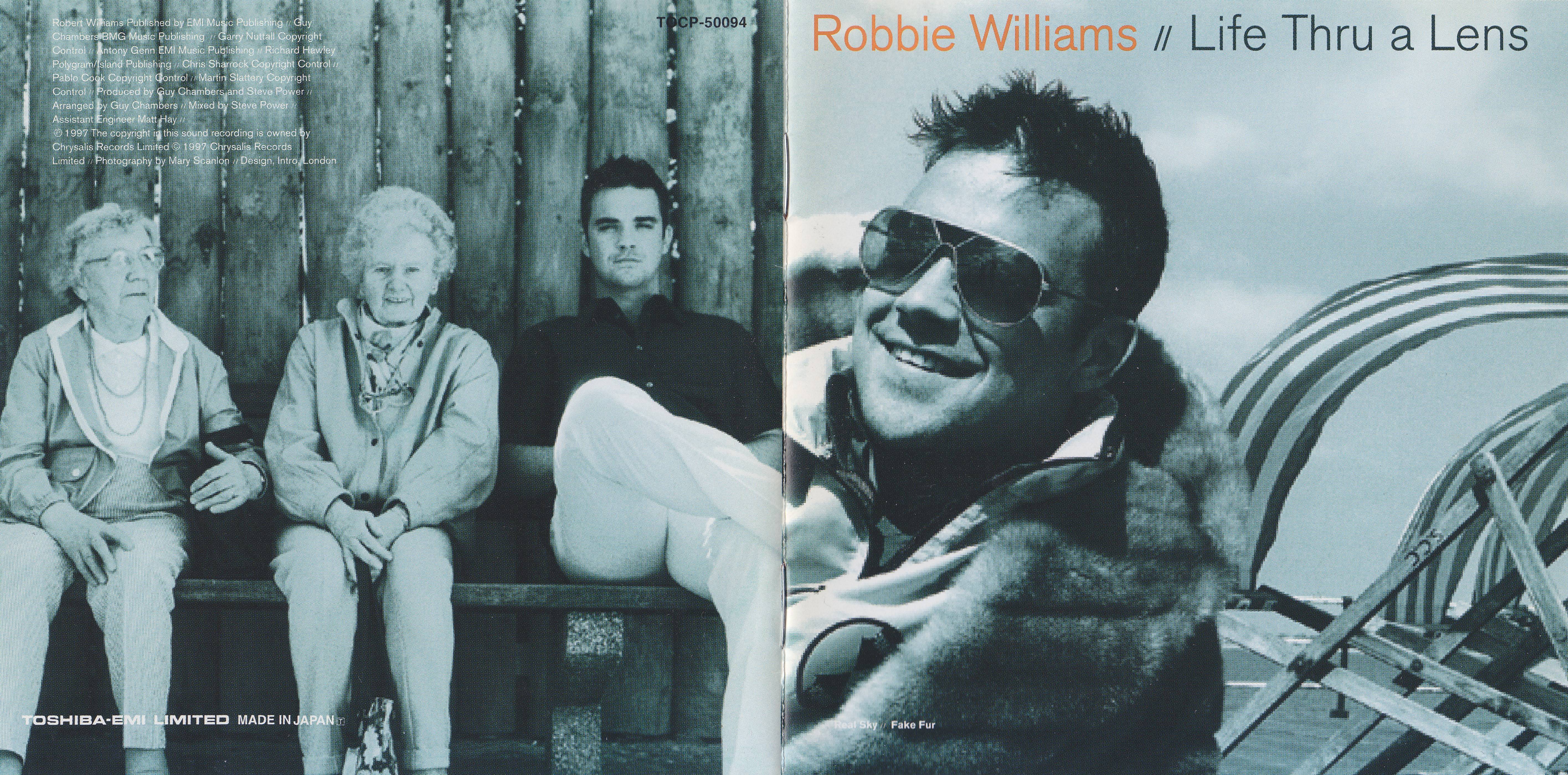 Robbie Williams  Life Thru A Lens : Front + Inlay JPN